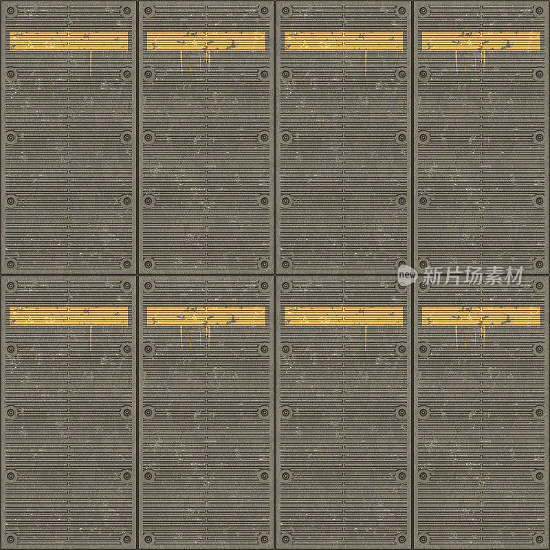 建筑地板面板金属墙-无缝瓷砖模式HD - 11